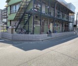 アパート外周廻りのブロック積み替え及びフェンス工事　江戸川区　東小松川